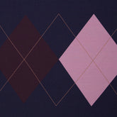 Panel French Terry Geoluxe Argyle by ki-ba-doo - 596 nachtblau